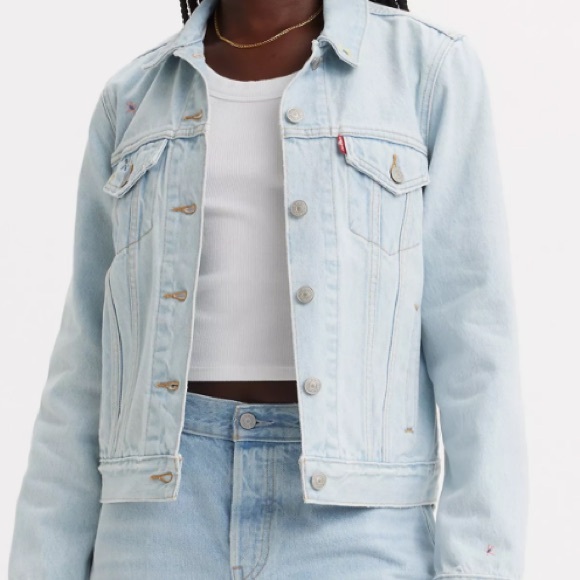 LEVI’S ORIGINAL BLOSSOM GARDEN TRUCKER JACKET - Picture 2 of 3